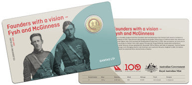 2020 $1 QANTAS Celebrating 100 Years Coloured Uncirculated 11 Coin Set