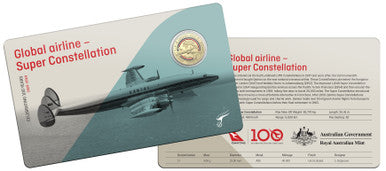 2020 $1 QANTAS Celebrating 100 Years Coloured Uncirculated 11 Coin Set