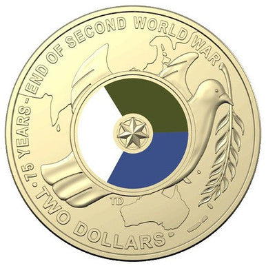 2020 $2 ANZAC Day 75th Anniversary of The End of WWII PNC