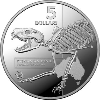 2020 $5 Inside Australia's Most Dangerous Tasmanian Devil 1oz Silver Proof Coin