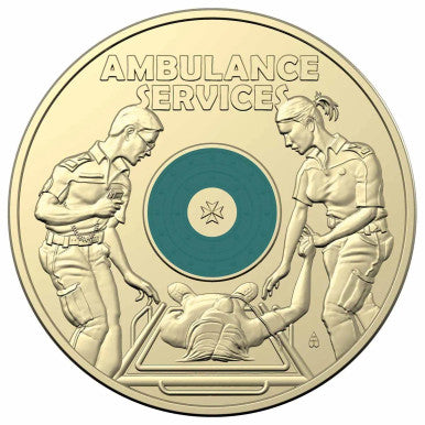 2021 $2 Australian Ambulance Services Coloured Al-Bronze Uncirculated Coin