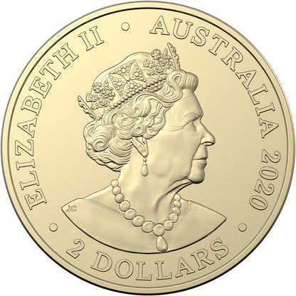 2020 $2 Brave Australia's Firefighters Coloured Coin