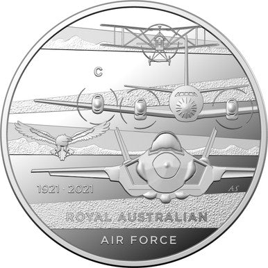 2021 $1 Heroes of The Sky Centenary of The Royal Australian Air Force Silver Proof Coin