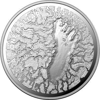 2021 $1 Footprints In Time The Ice Age Footprints of Mungo National Park Silver Proof Coin