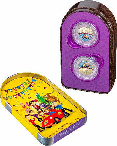 30 Years of the Wiggles 2021 30c Coloured AlBr Uncirculated Two-Coin Set