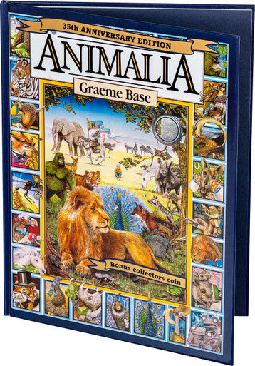2021 35th Anniversary of Animalia 20c CuNi Coloured Uncirculated Coin - Special Edition Book