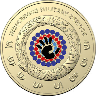 2021 $2 Indigenous Military Service Coloured Uncirculated Mint Roll