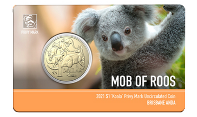 2021 ANDA Koala Privy Mark $1