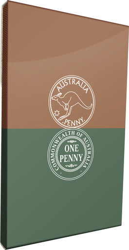 2021 $1 Australian Penny Copper Uncirculated 2 Coin Set