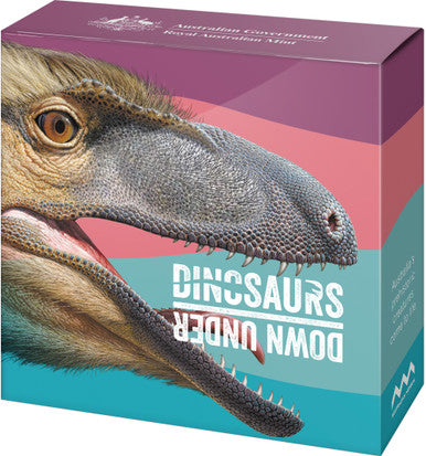2022 $1 Dinosaurs Down Under 'C' Mintmark Silver Proof Coin
