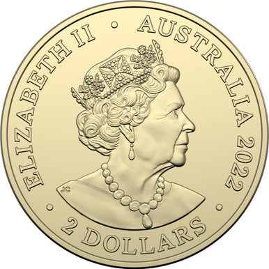 2022 $2 75th Anniversary of Peacekeeping 'C' Mintmark Coloured Uncirculated Coin