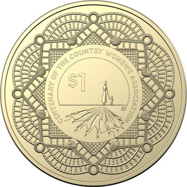 2022 $1 Centenary of The Country Women's Association Uncirculated Coin