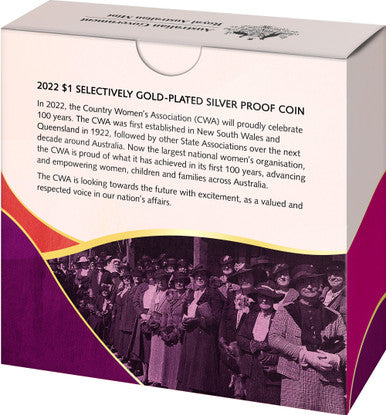 2022 $1 Centenary of the Country Women's Association Silver Proof Coin