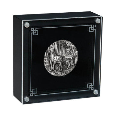 2022 $2 Lunar Year of the Tiger 2oz Silver Antiqued Coin