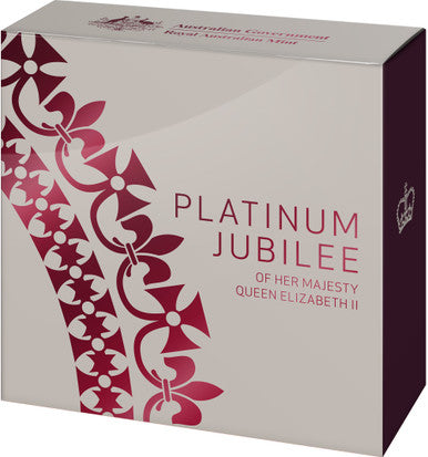 2022 50c Platinum Jubilee of Her Majesty Queen Elizabeth II Silver Proof Coin