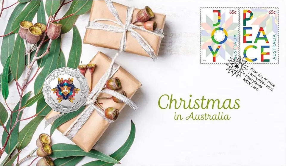 2022 50c Christmas In Australia PNC