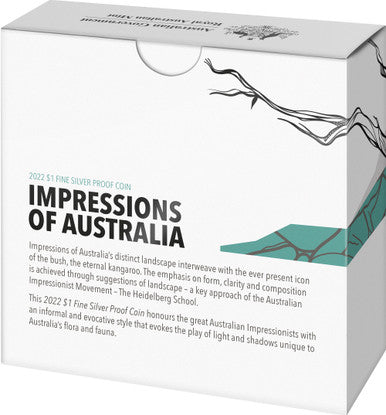 2022 $1 Kangaroo Impressions of Australia 1oz Silver Proof Coin