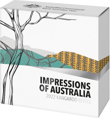 2022 $1 Kangaroo Impressions of Australia 1oz Silver Proof Coin