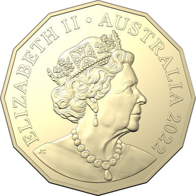 2022 50c Treasured Australian Stories Henry Lawson On The Edge of A Plain Uncirculated Coin