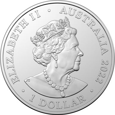 2022 $1 Australian Commonwealth Games Team 1/2oz Silver Coin