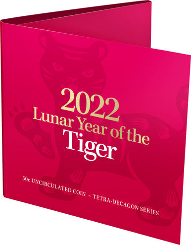 Lunar Year of the Tiger 2022 50c Cupro-Nickel Uncirculated Coin