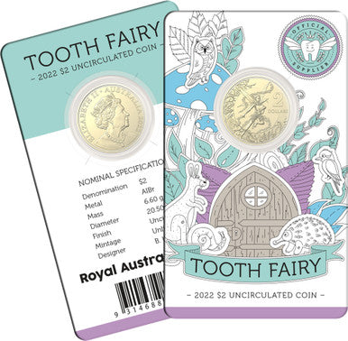 2022 $2 Tooth Fairy Uncirculated Coin