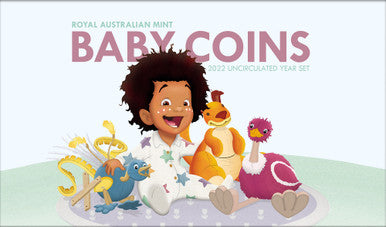 2022 Baby Uncirculated 6 Coin Set CuNi AlBr