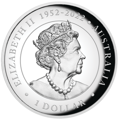 2023 Australian Kangaroo  $1 High Relief Colour 1oz Silver Proof Coin
