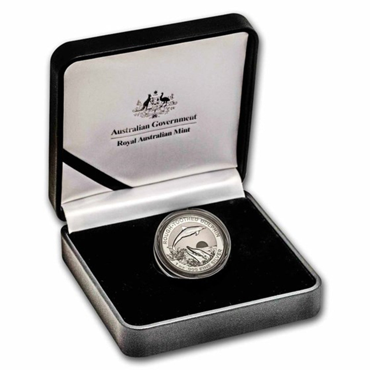2023 $5 Rough-Toothed Dolphin 1oz Silver High Relief Proof Coin