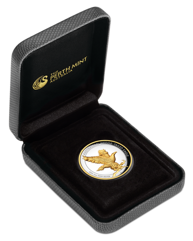 2023 Australian Wedge-Tailed Eagle  $2 High Relief Gold-plated 2oz Silver Proof Coin