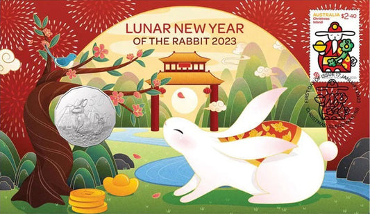 2023 50c Lunar New Year of The Rabbit PNC