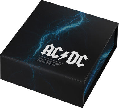 2023 $1 AC/DC 1oz Silver Uncirculated Coin