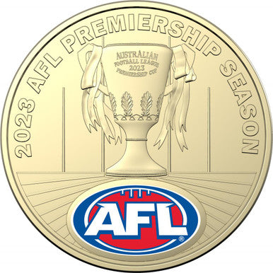 2023 $1 AFL & AFLW Coloured Uncirculated 2 Coin Set