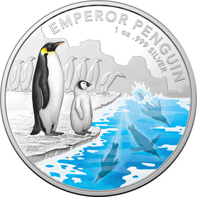 2023 Australian Antarctic Territory - $5 1oz Silver Penguin