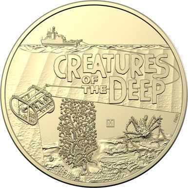 2023 $1 Creatures of The Deep Uncirculated 4 Coin Set
