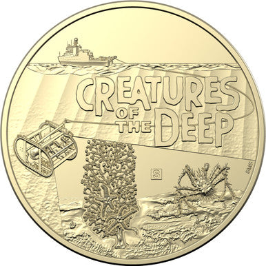2023 $1 Creatures of The Deep Uncirculated 4 Coin Set
