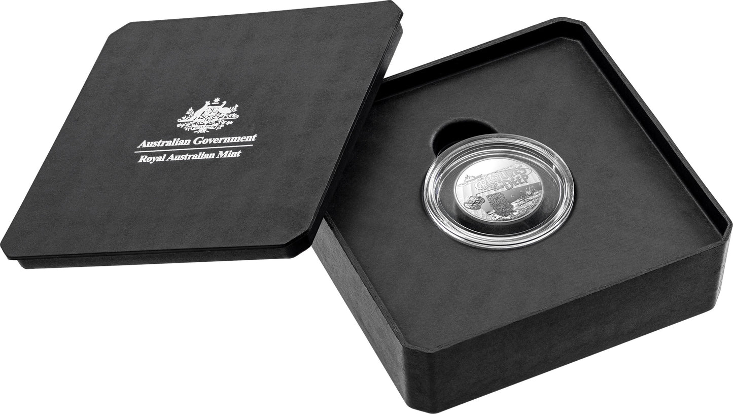2023 $1 Creatures of The Deep 'C' Mintmark Silver Proof Coin