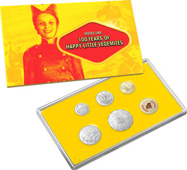 2023 Six-Coin Uncirculated Year Set 100 Years of Happy Little Vegemites