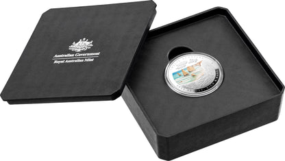 2023 $5 Beauty Rich & Rare Twelve Apostles 1oz Silver Coloured Proof Domed Coin