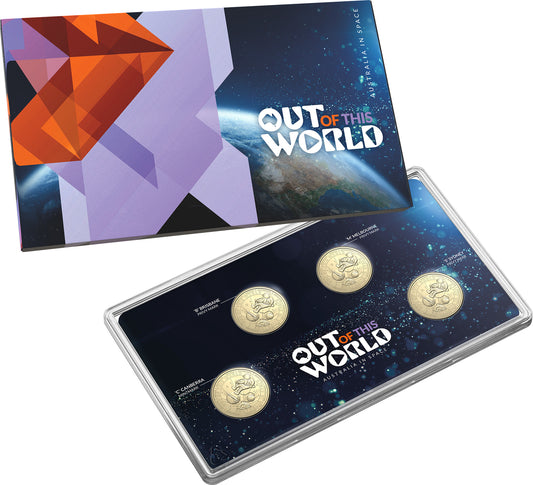 2024 $1 Out of This World Australia In Space Uncirculated 4 Coin Set