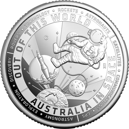 2024 $1 Out of This World Australia In Space 'C' Mintmark Silver Proof Coin