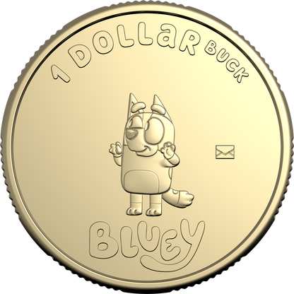 2024 $1 Bluey Bingo Envelope Privy Mark Uncirculated Coin