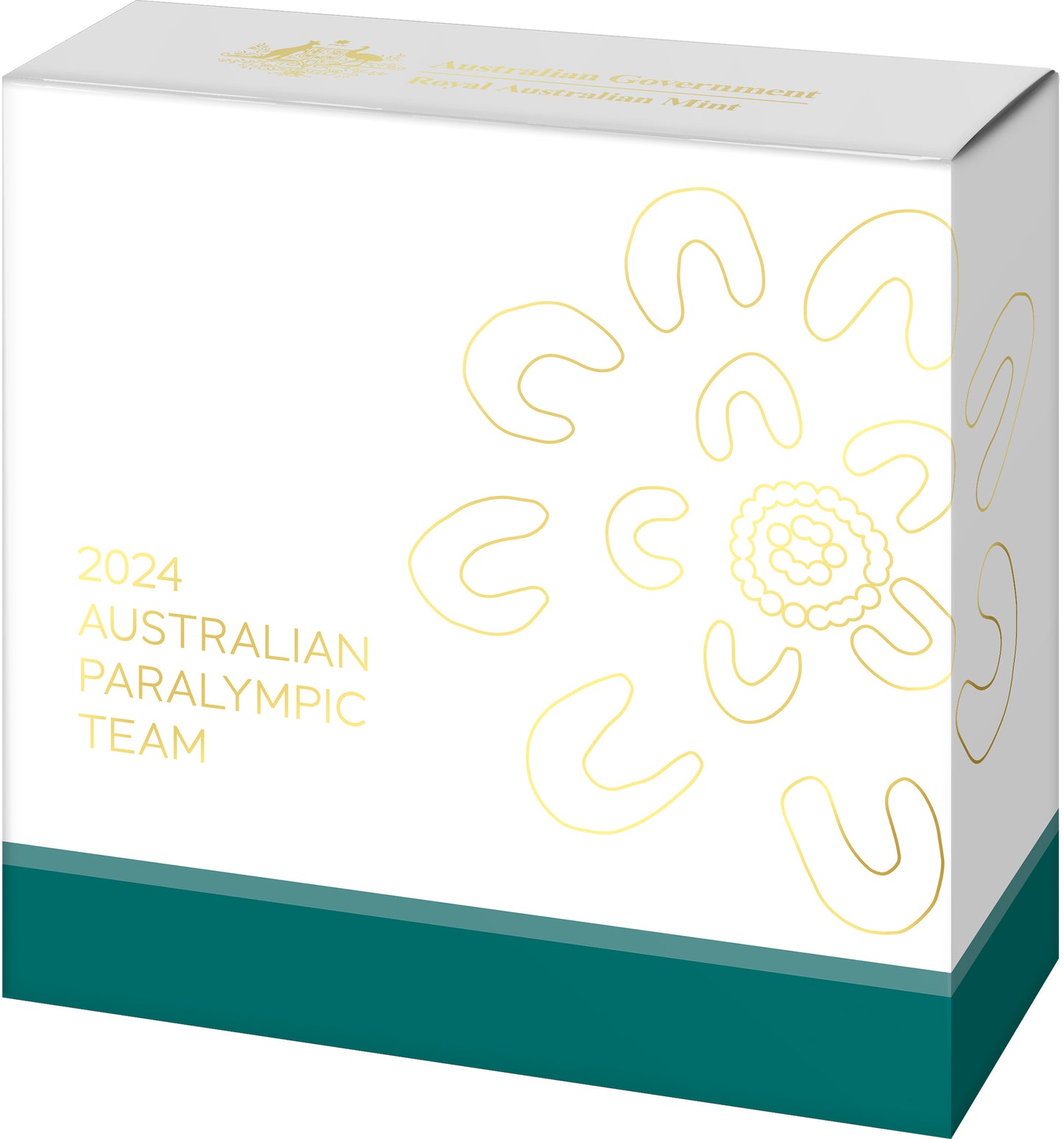 2024 $5 Australian Paralympic Team Selectively Gold Plated 1oz Silver Proof Coin