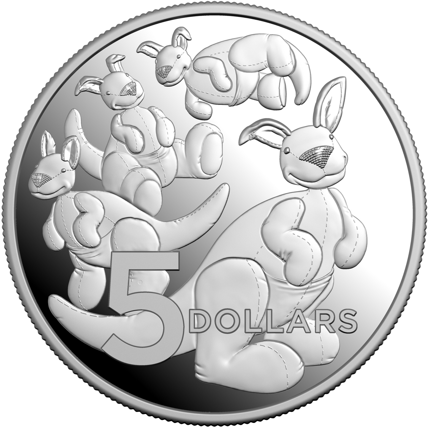 2024 $5 Toy Kangaroo 1oz Silver Proof Baby Coin
