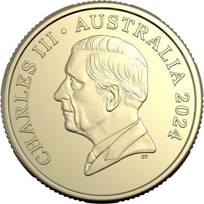 2024 $1 King Charles III Effigy Uncirculated Coin