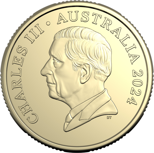 2024 $1 King Charles III Effigy Uncirculated Coin