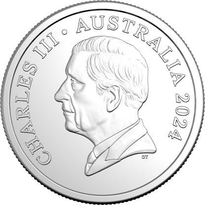 2024 5c King Charles III Effigy Uncirculated Coin