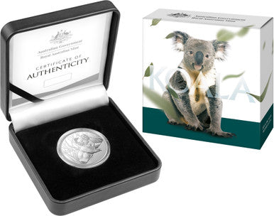 2024 $5 Proof 1oz Silver High Relief Coin - Koala