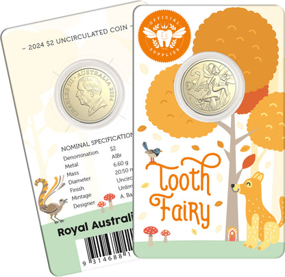 2024 $2 Tooth Fairy Uncirculated Coin