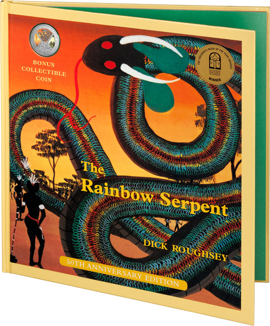 2025 20c 50th Anniversary of The Rainbow Serpent Coloured Uncirculated Coin and Book Set